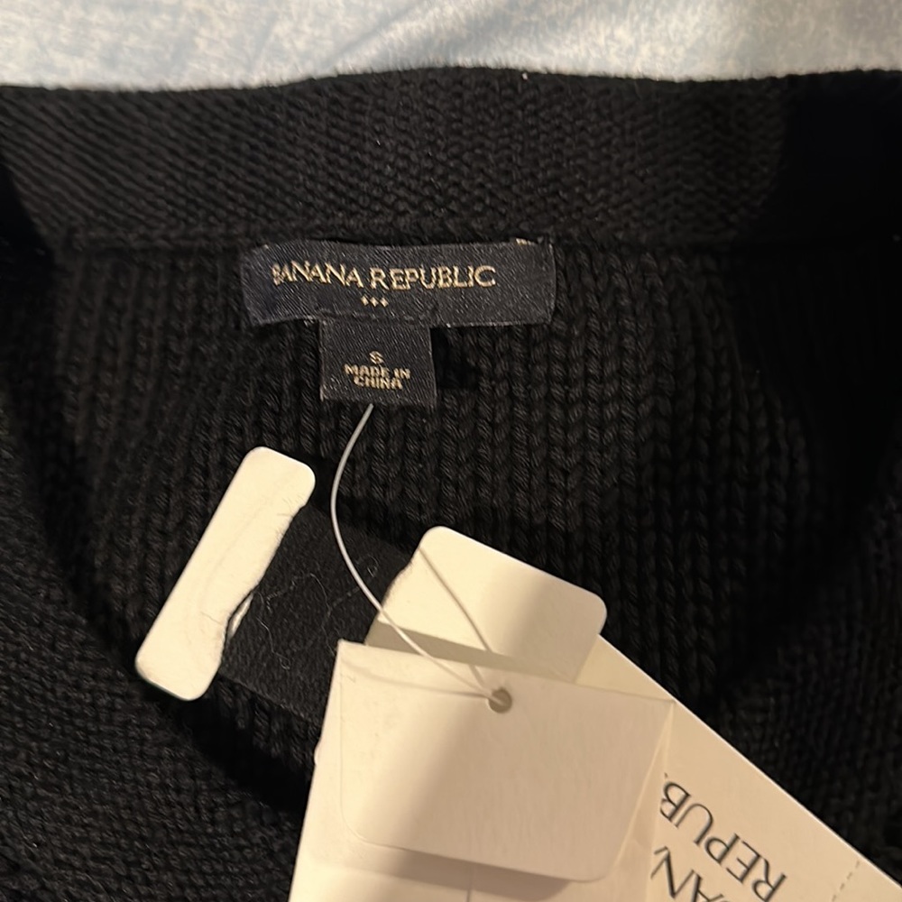 NWT Banana Republic sweater/ cover size Small 100% cotton - Picture 6 of 11